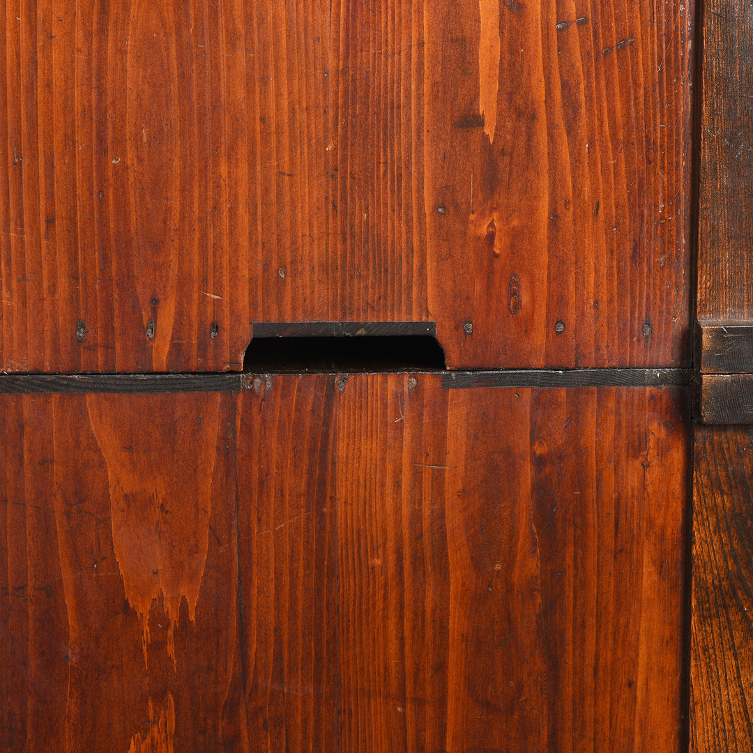 Detail From Antique Japanese Burr Zelkova Choba Dansu Chest | Indigo Antiques