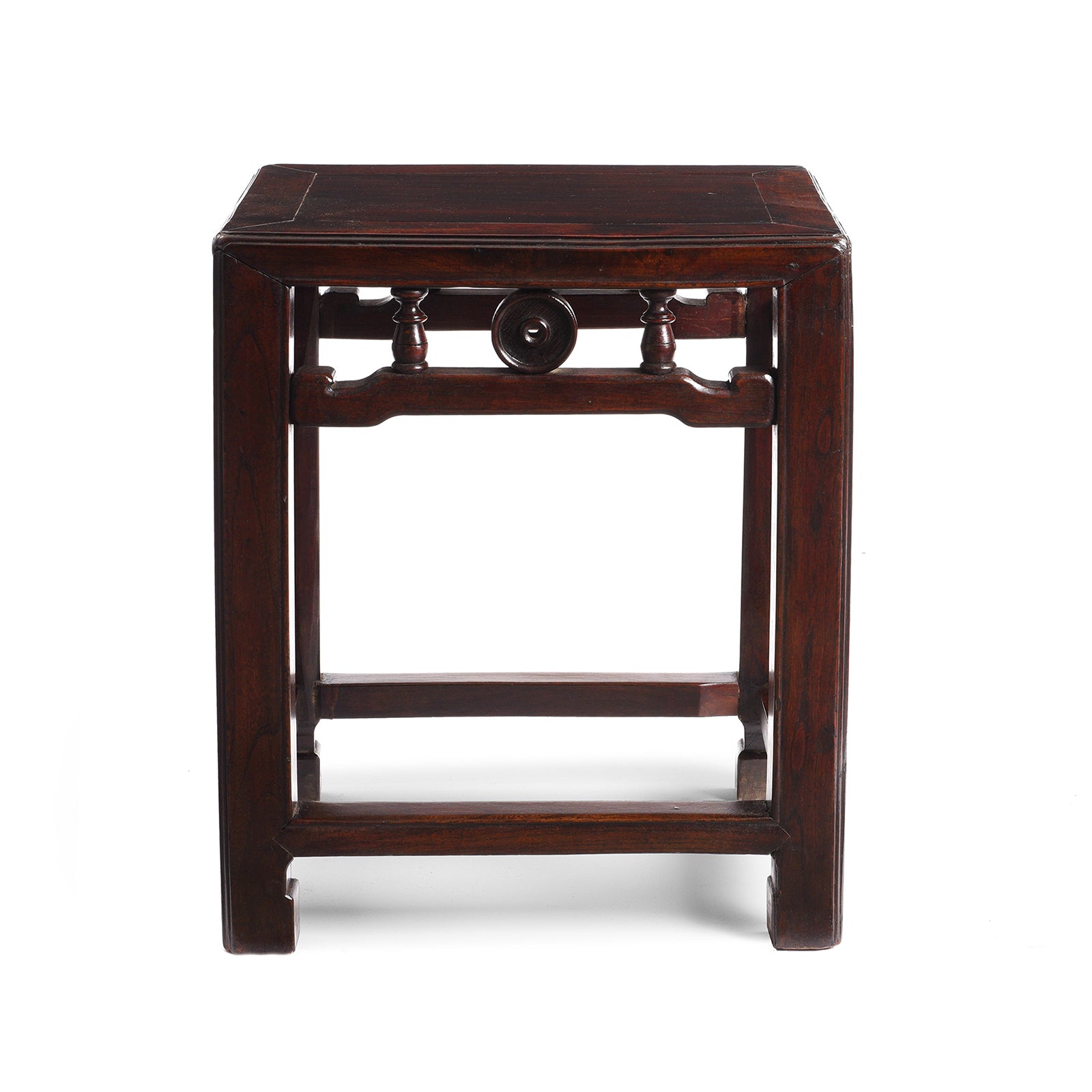Antique Red Elm Side Table From Jiangsu | Indigo Antiques