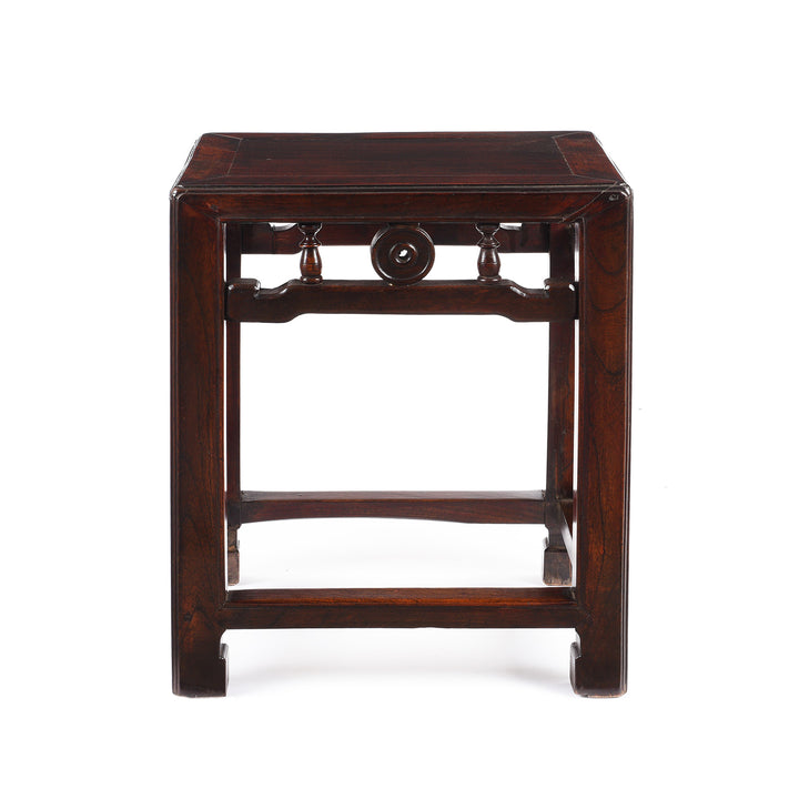 Antique Red Elm Side Table From Jiangsu | Indigo Antiques