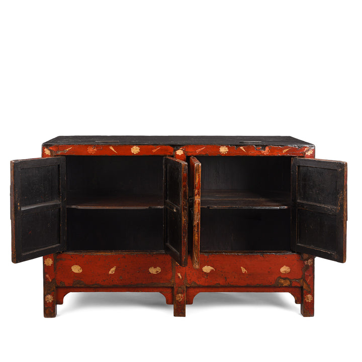Antique Red Lacquer Sideboard From Shanxi | Indigo Antiques