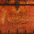 Painted Tibetan Dragon Storage Chest - 18th Century