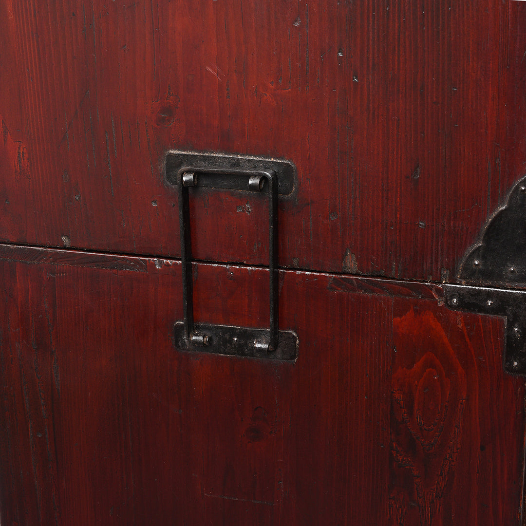 Detail From  Isho Kasane Dansu Chest From Tokyo - Taisho Era | Indigo Antiques