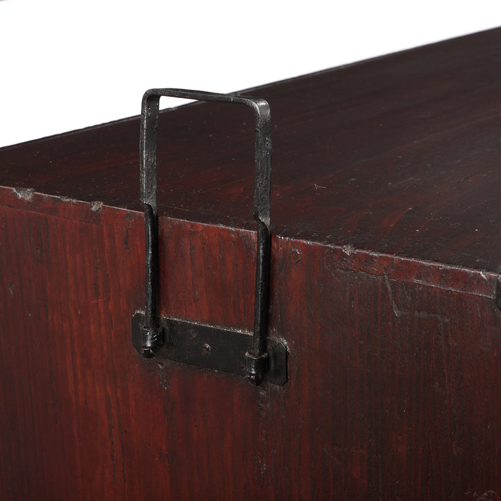 Handle etail From  Isho Kasane Dansu Chest From Tokyo - Taisho Era | Indigo Antiques