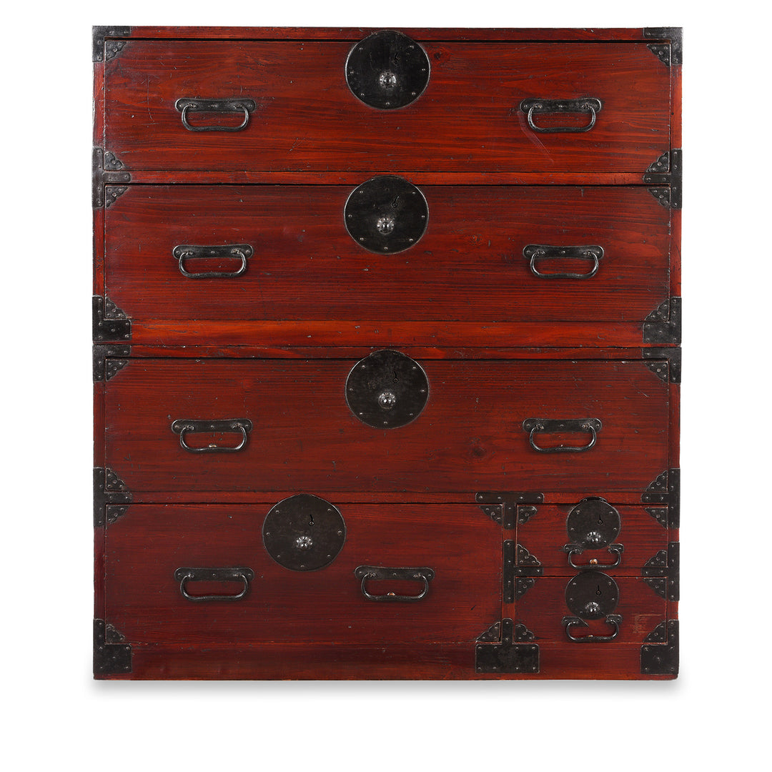  Isho Kasane Dansu Chest From Tokyo - Taisho Era | Indigo Antiques