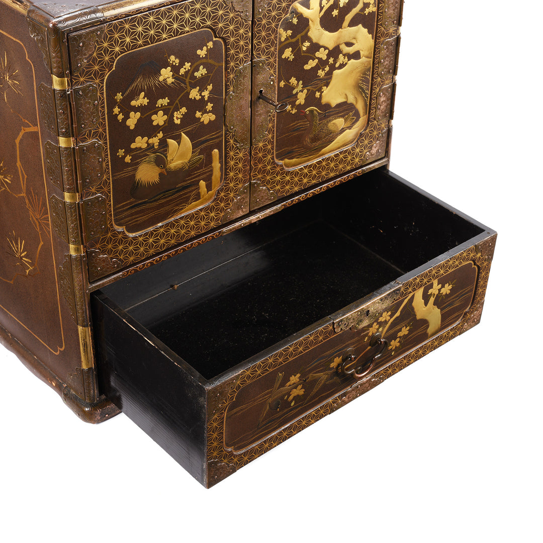 Drawer From Japanese Black Lacquer Kodansu Jewellery Cabinet | Indigo Antiques