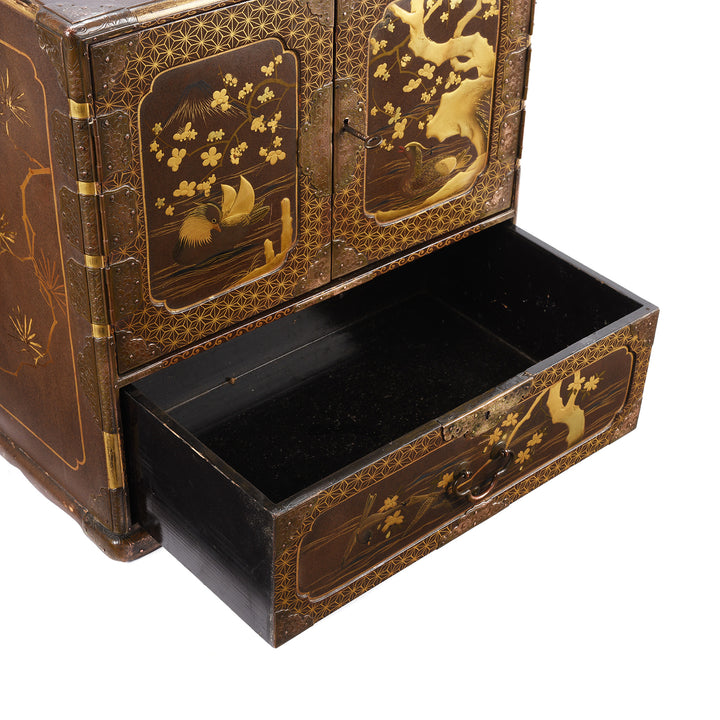 Drawer From Japanese Black Lacquer Kodansu Jewellery Cabinet | Indigo Antiques