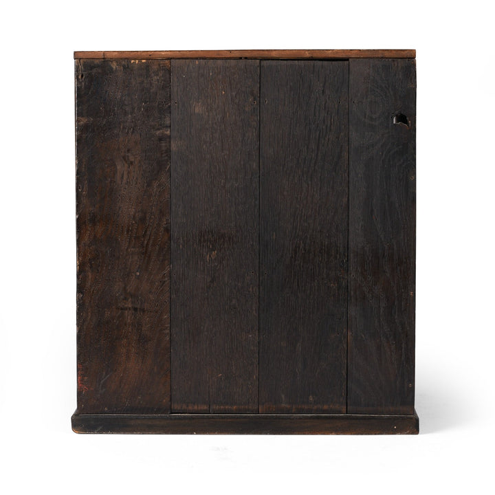 Back Of Antique Japanese Cha Dansu Tea Cabinet | Indigo Antiques