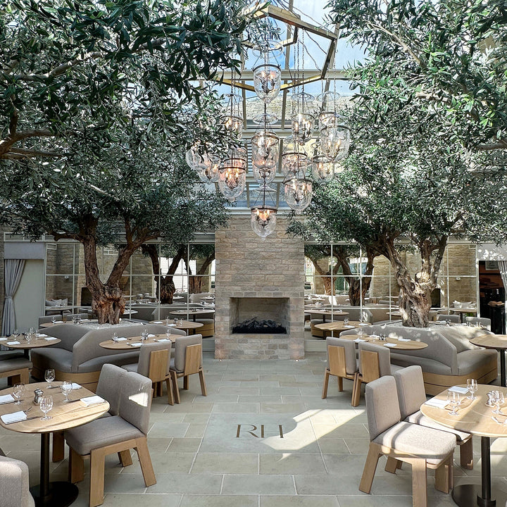 Engraved Glass Hundi Lantern With Single Fitting