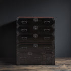 Black Lacquer Isho Kasane Dansu From Shonai - Meiji Period
