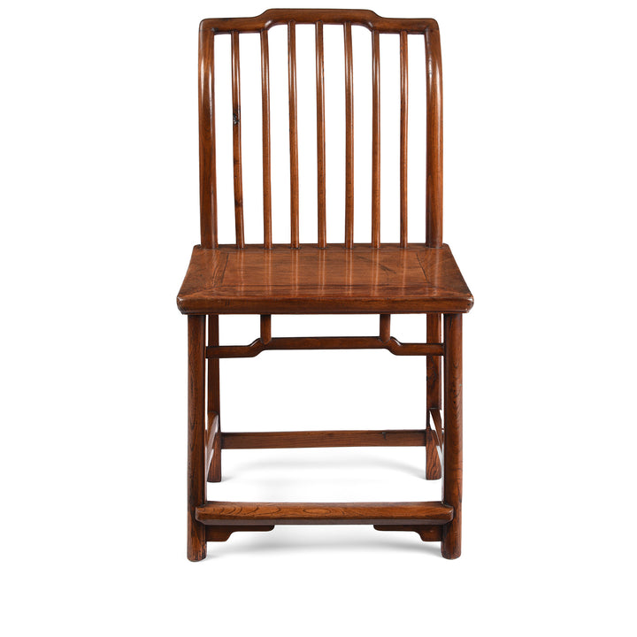 Antique Chinese Red Elm Book Chair | Indigo Antiques