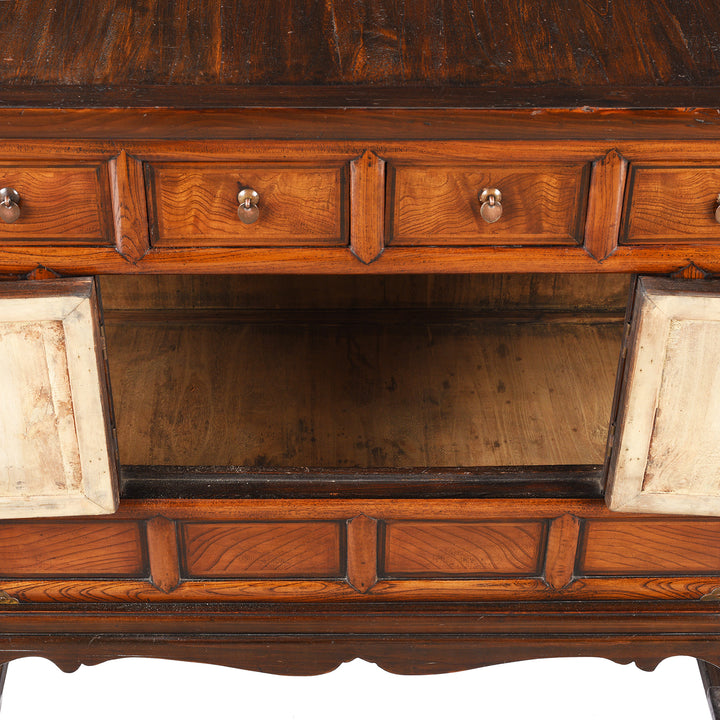 Interior Of Vintage Korean Morijang Side Cabinet  | Indigo Antiques