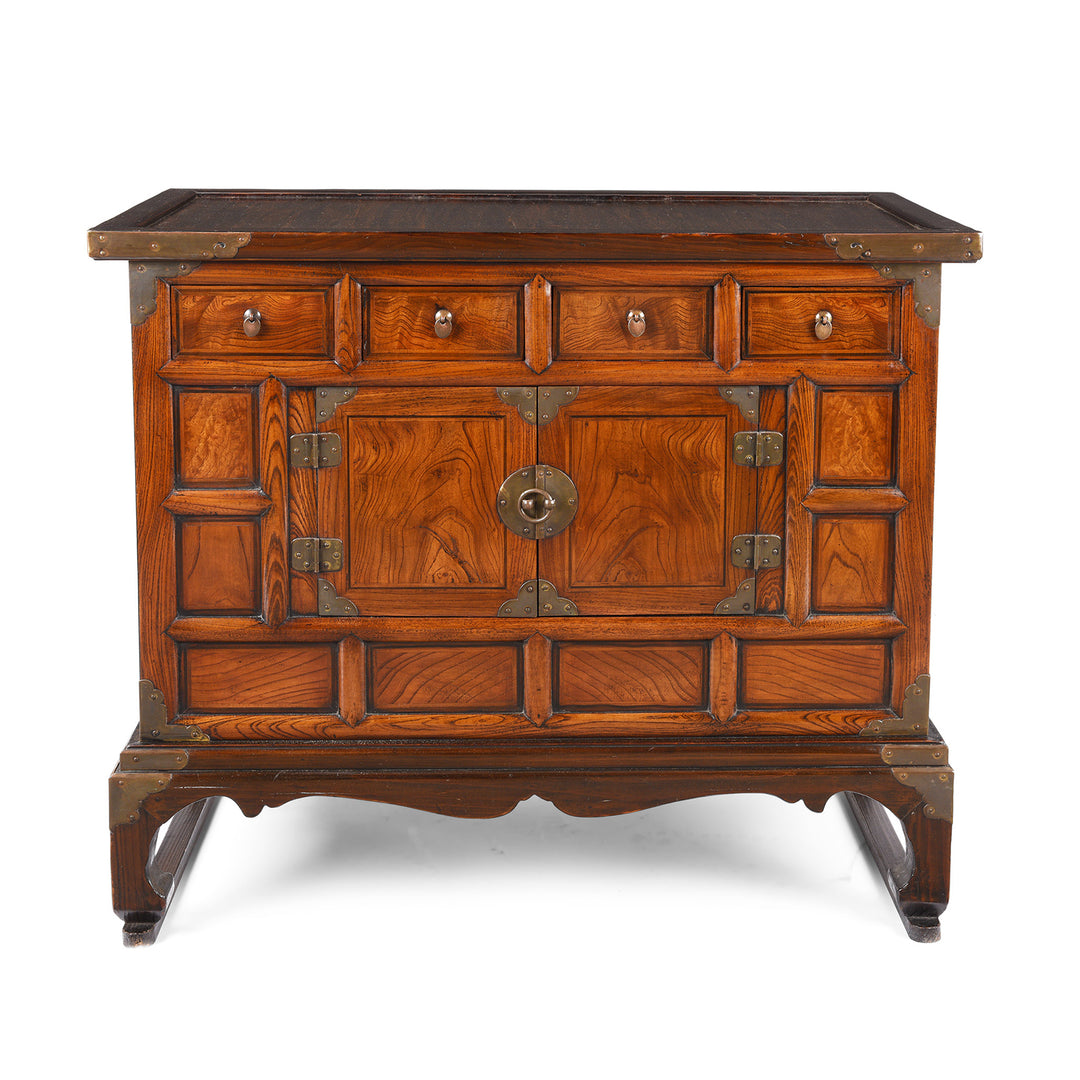 Vintage Korean Morijang Side Cabinet  | Indigo Antiques