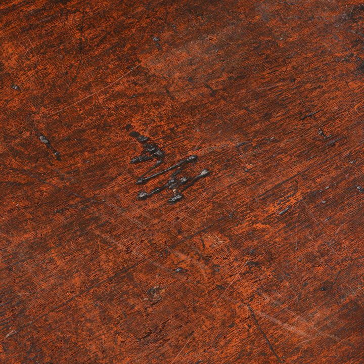 Detail From Lid Of Antique Gilt Burmese Teak Manuscript Chest | Indigo Antiques