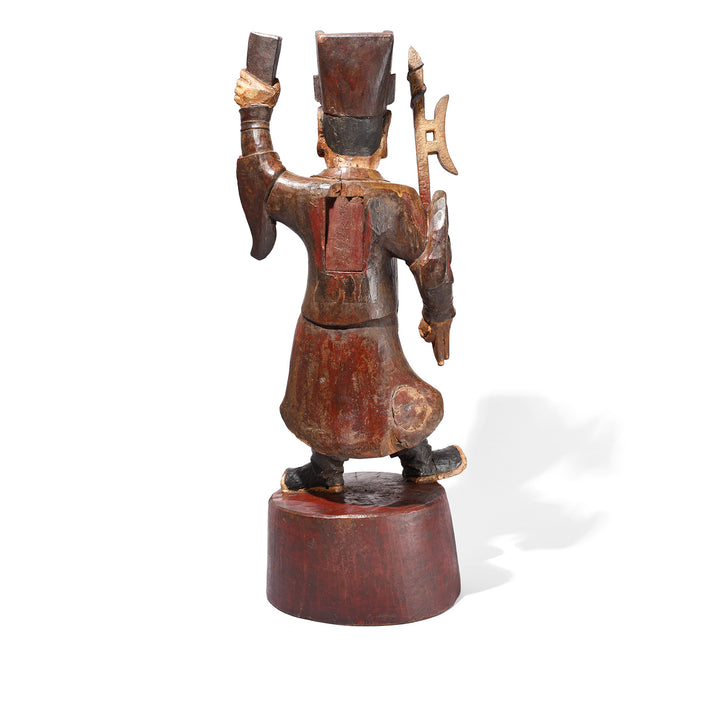 Back Of Antique Chinese Ancestor Figure | Indigo Antiques