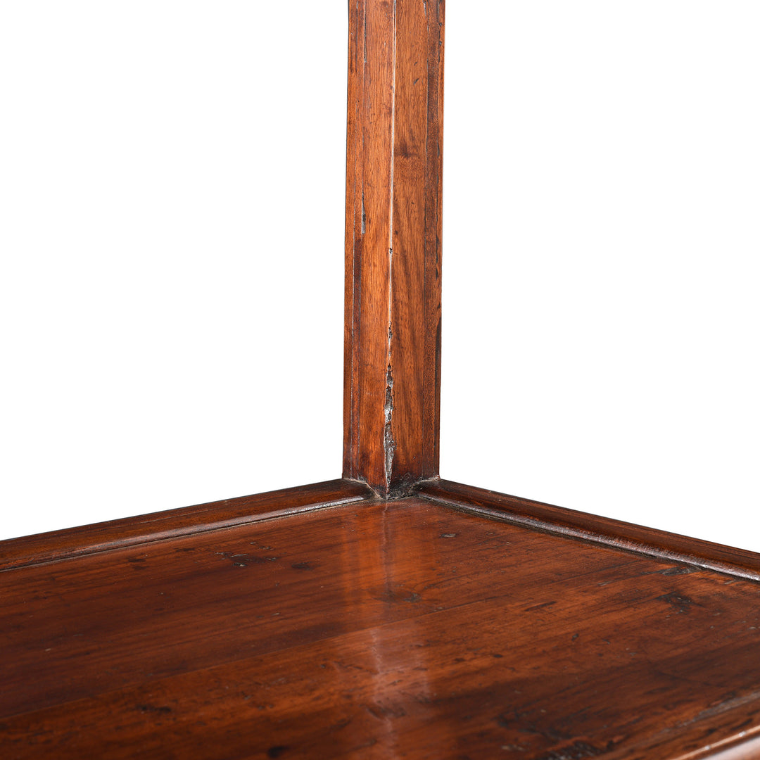 Shelf Detail From Antique Chinese Walnut Shelf | Indigo Antiques