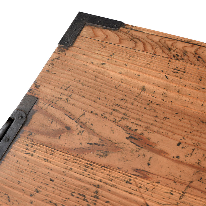 Top Surface Detail From Antique Kanto Style Japanese Kasane Isho Dansu | Indigo Antiques