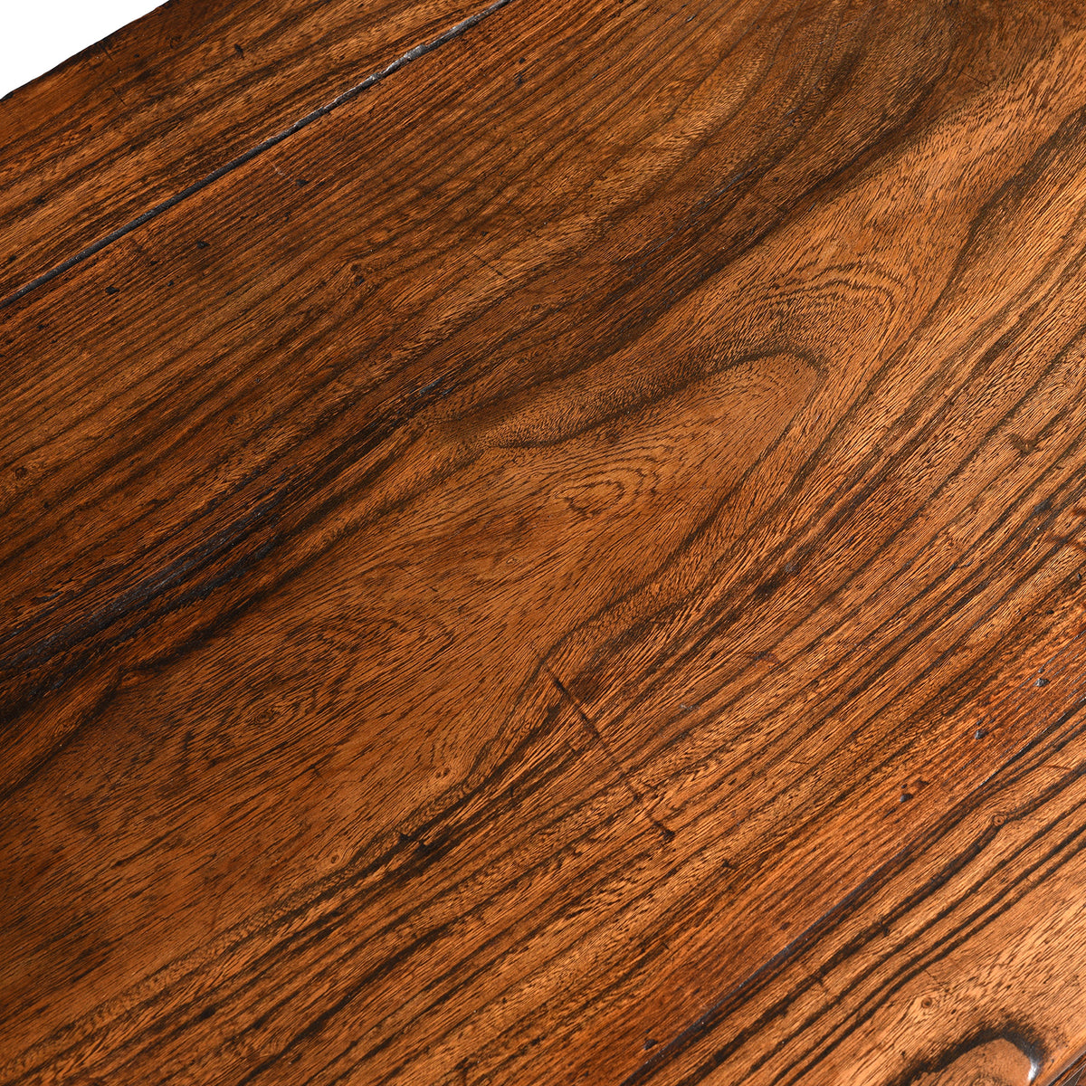 Grain Detail From Antique Elm Chinese Sideboard From Peking | Indigo Antiques