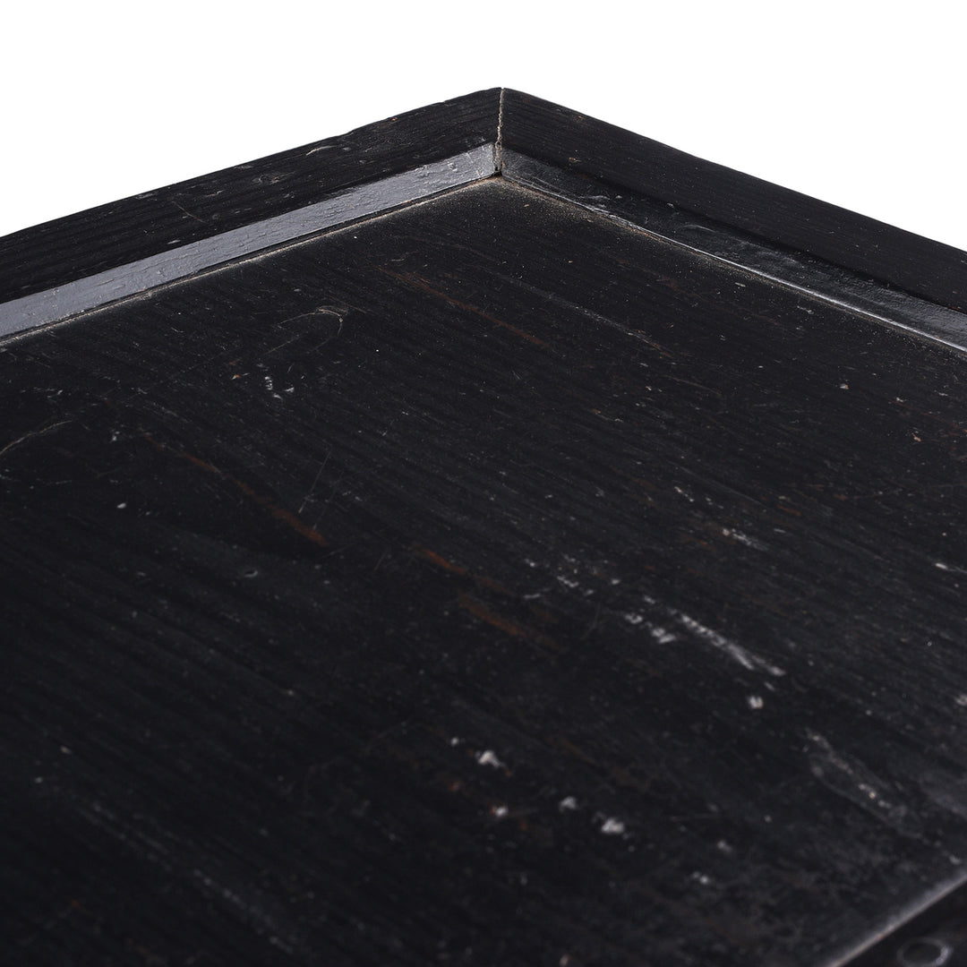 Top Surface Detail From Antique Korean Ich Ung Jang Burr Cabinet on Stand | Indigo Antques