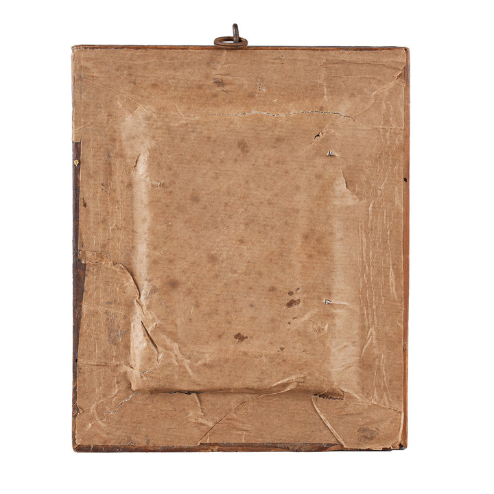 Back Of Gilt Framed Indian Miniature Painting | Indigo Antiques