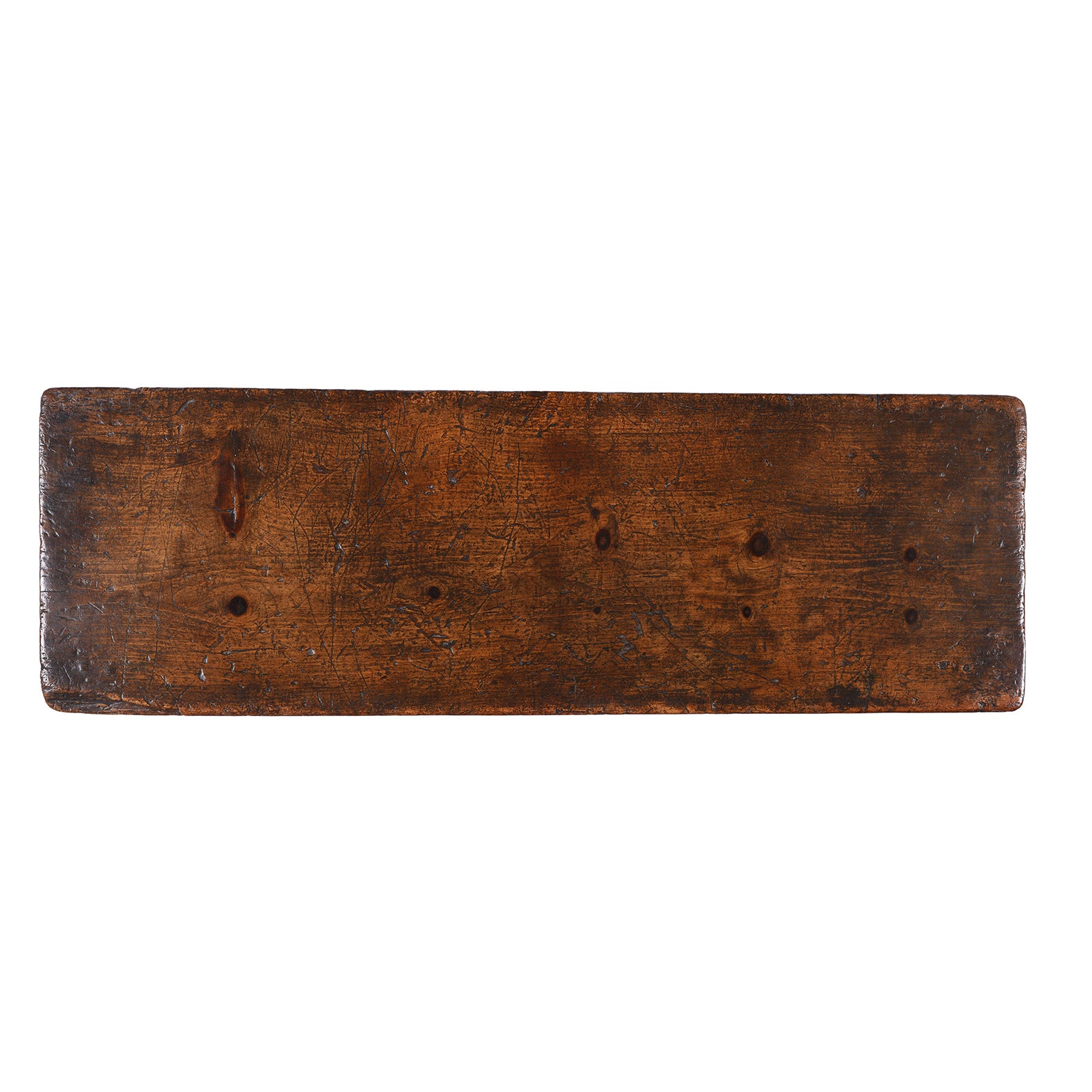 Top Down View Of Antique Painted Choksar Prayer Table from Mongolia | Indigo Antiques