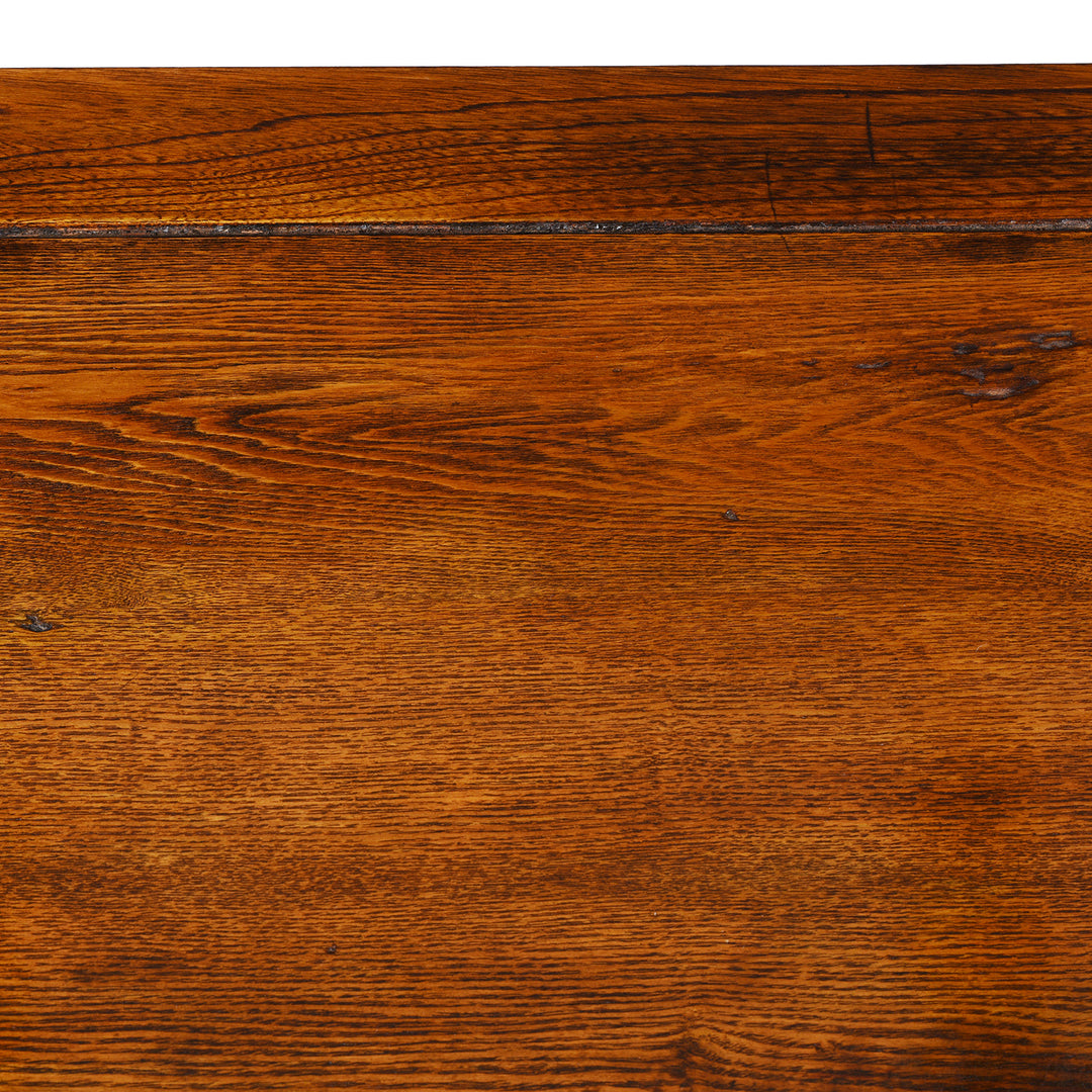 Grain Detail From Antique Elm Chinese Sideboard From Peking | Indigo Antiques