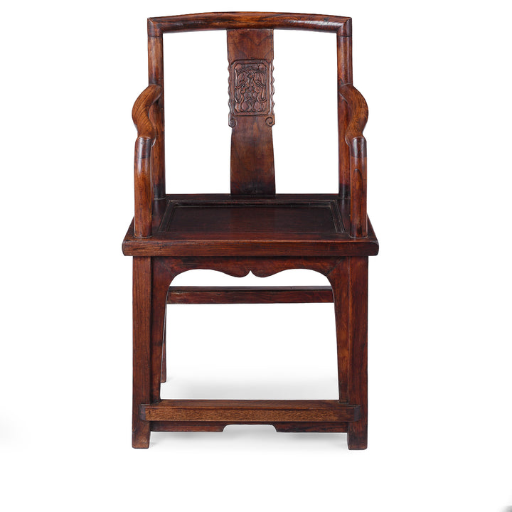 Elm Officials Hat Chair Made From Reclaimed Wood  | Indigo Antiques