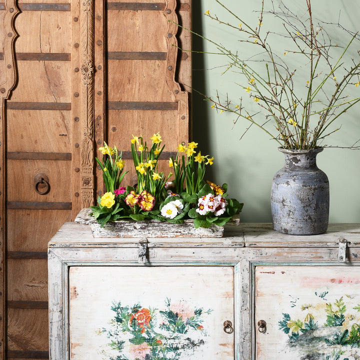 Oriental Interior Style Indian Doors with a Chinese Sideboard | Indigo Antiques
