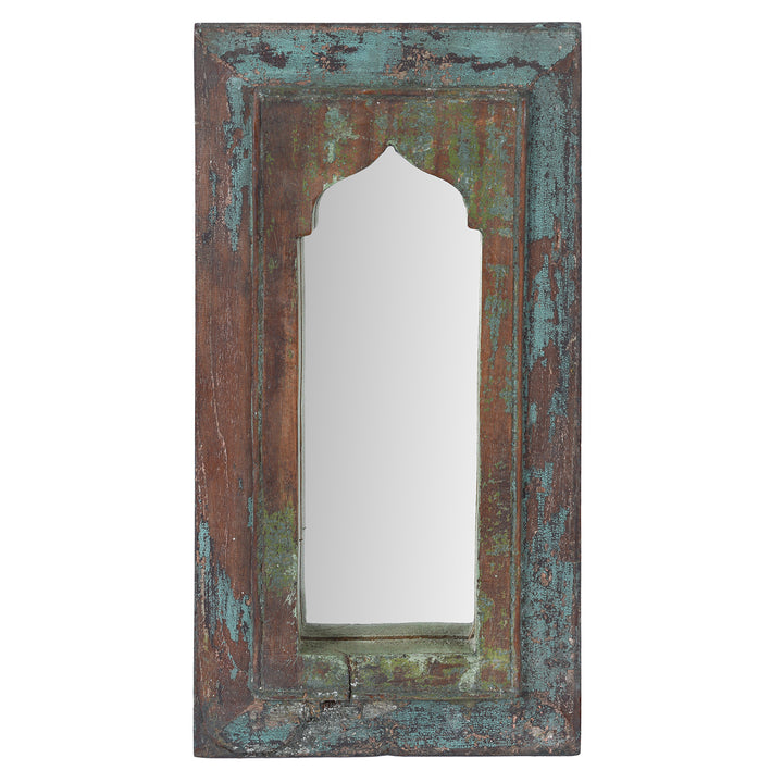 Mihrab Mirror Frame Made From Old Teak | Indigo Antiques