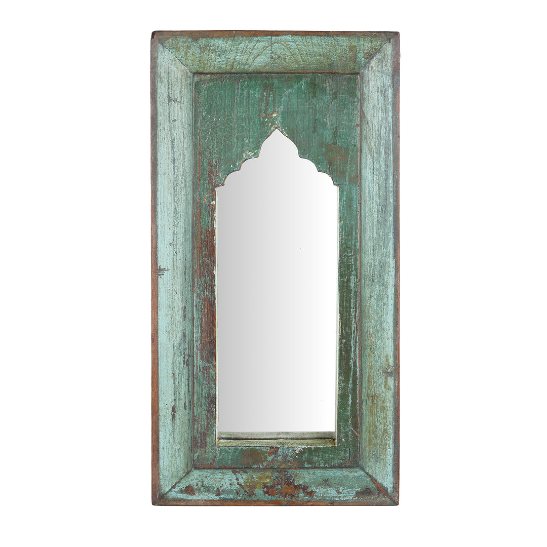 Mihrab Mirror Frame Made From Old Teak | Indigo Antiques