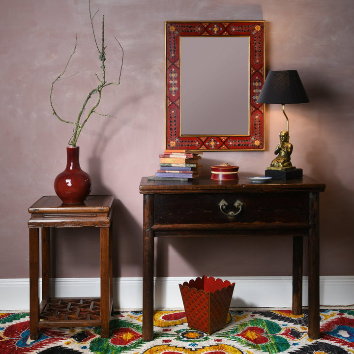 Antique Chinese Drawer Half Table From Shanxi | Indigo Antiques