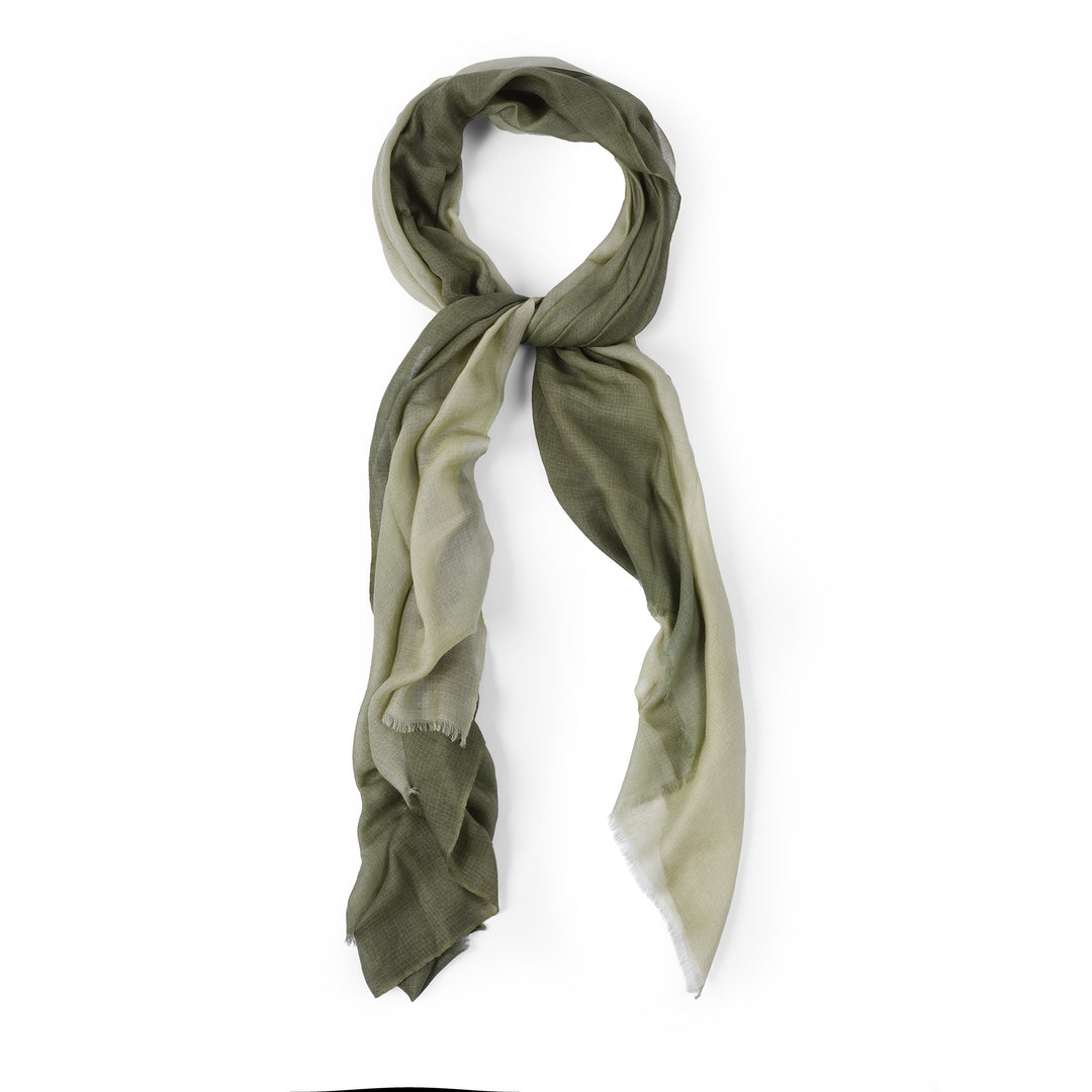 Handmade Spring Green Shawl – 100% Cashmere from Nepal