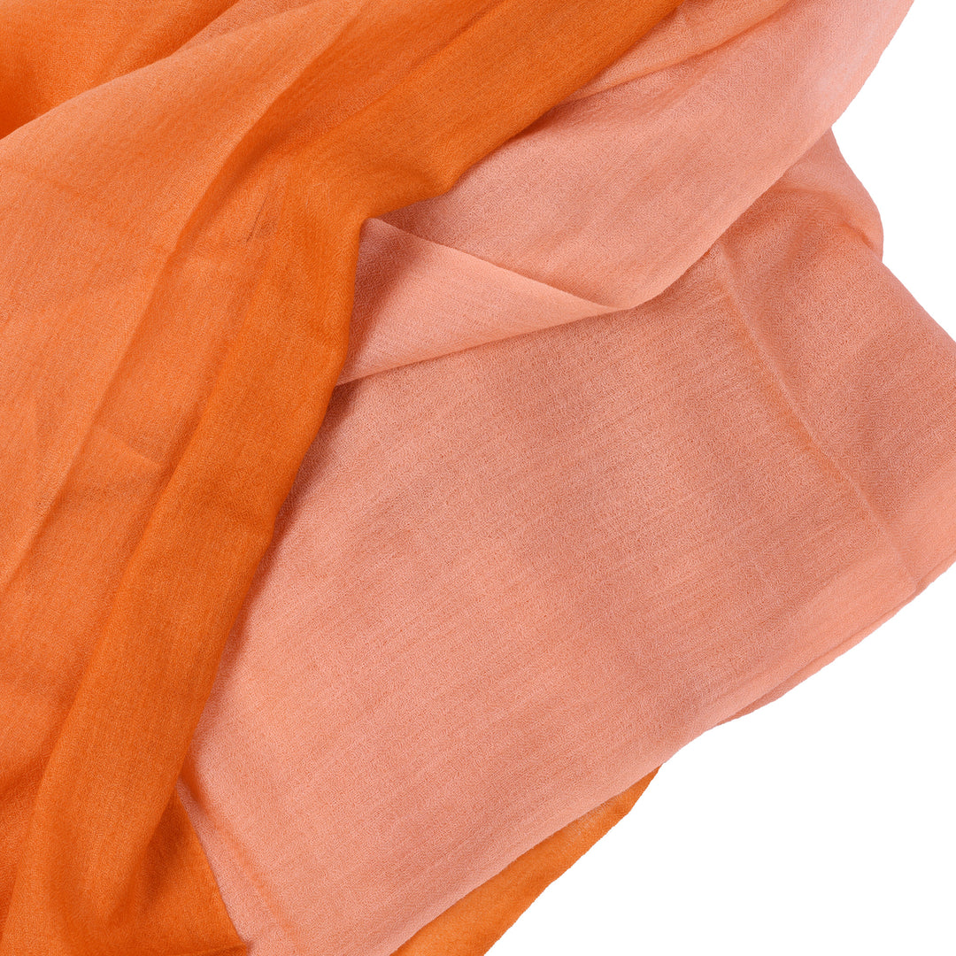 Handmade Saffron Shawl - 100% Cashmere | Indigo Antiques