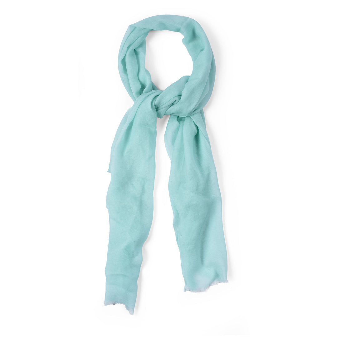 Handmade Celdon Green  Shawl  -  100% Cashmere