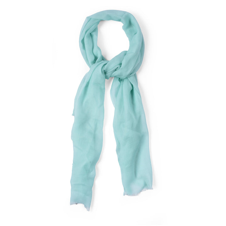 Handmade Celdon Green  Shawl  -  100% Cashmere