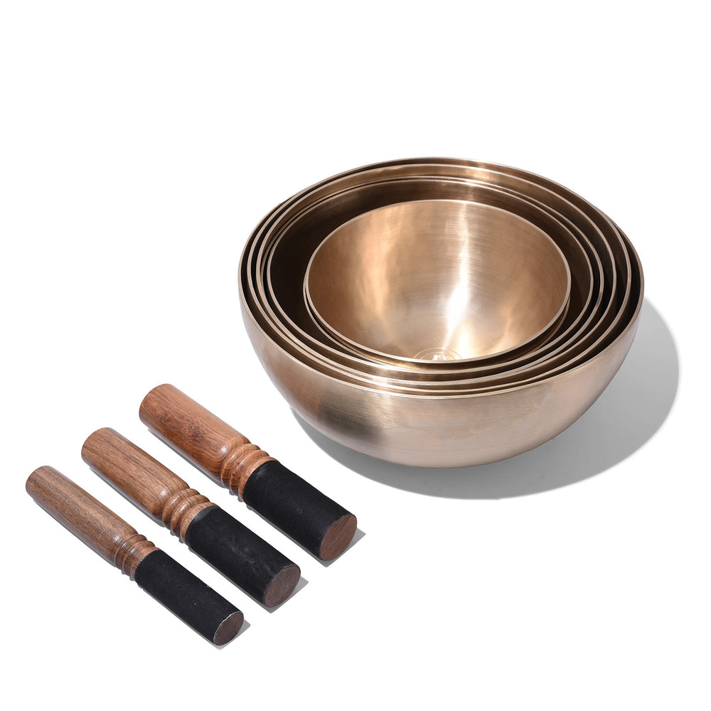 Nepalese C2 Therapy Singing Bowl Chakra Set 7Pcs | Indigo Antiques