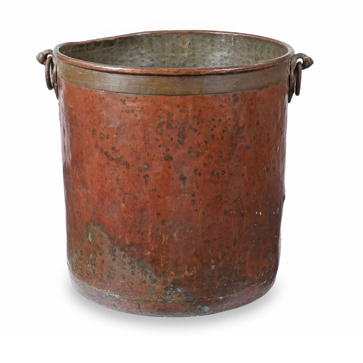 Antique Copper Water Pot From Kerala | Indigo Antiques