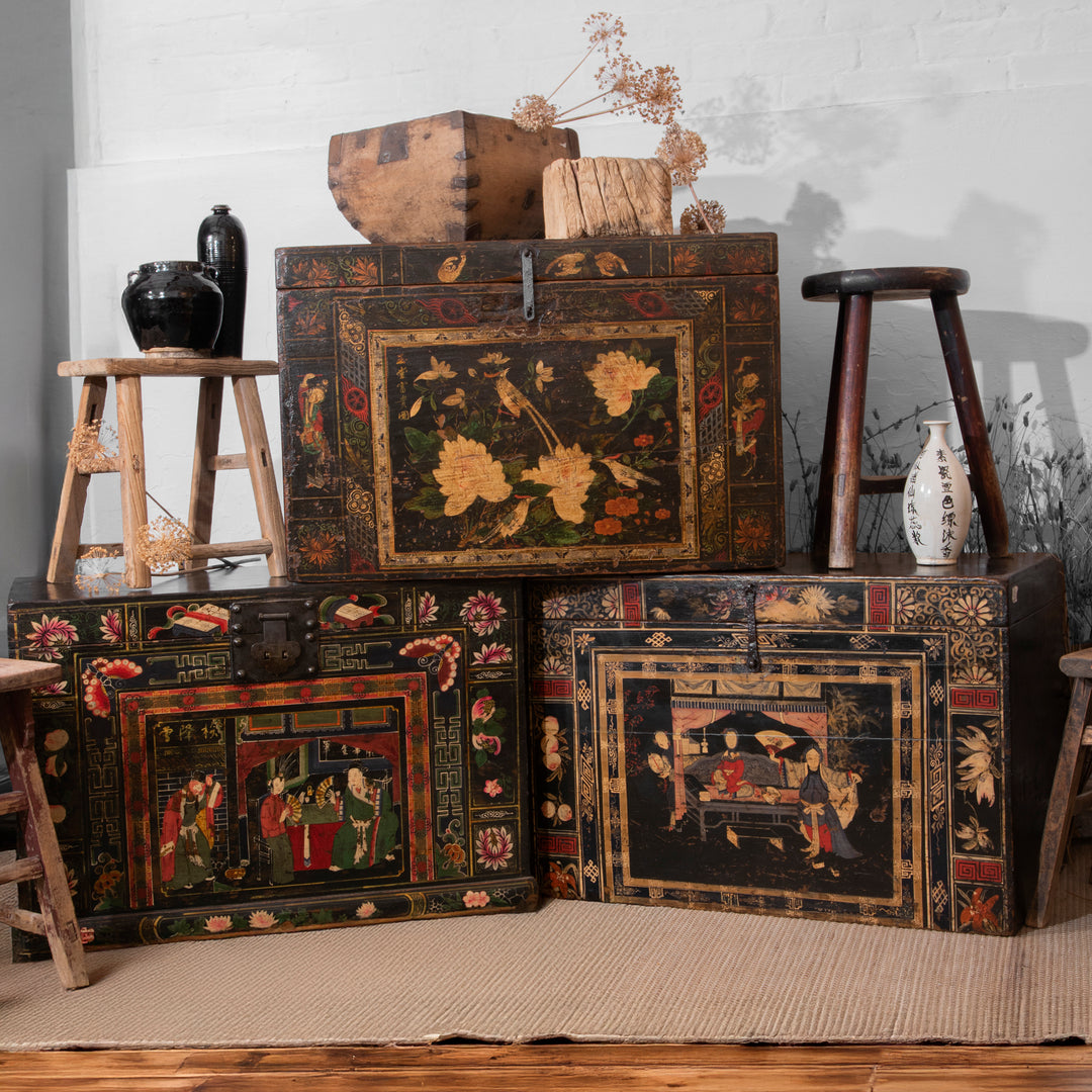 Antique Chinese Opera Chest From Shanxi | Indigo Antiques