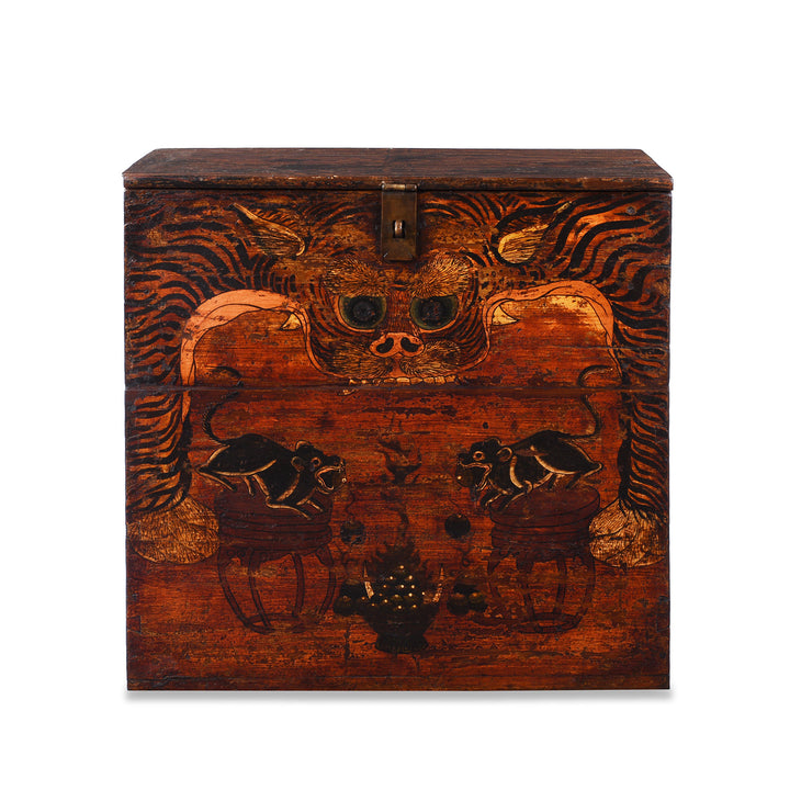 Option 1 Antique Mongolian Tiger & Mongoose Boxes | Indigo Antiques