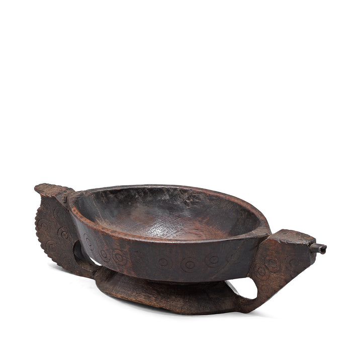 Option 1 Carved Roheda Kharal - Opium Grinder | indigo Antiques