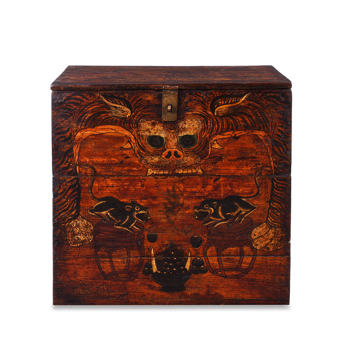 Option 2 Antique Mongolian Tiger & Mongoose Boxes | Indigo Antiques