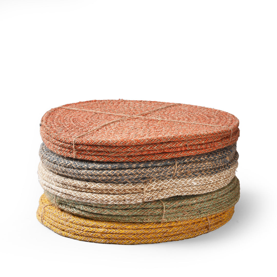 Indian Woven Placemat Set | Indigo Antiques