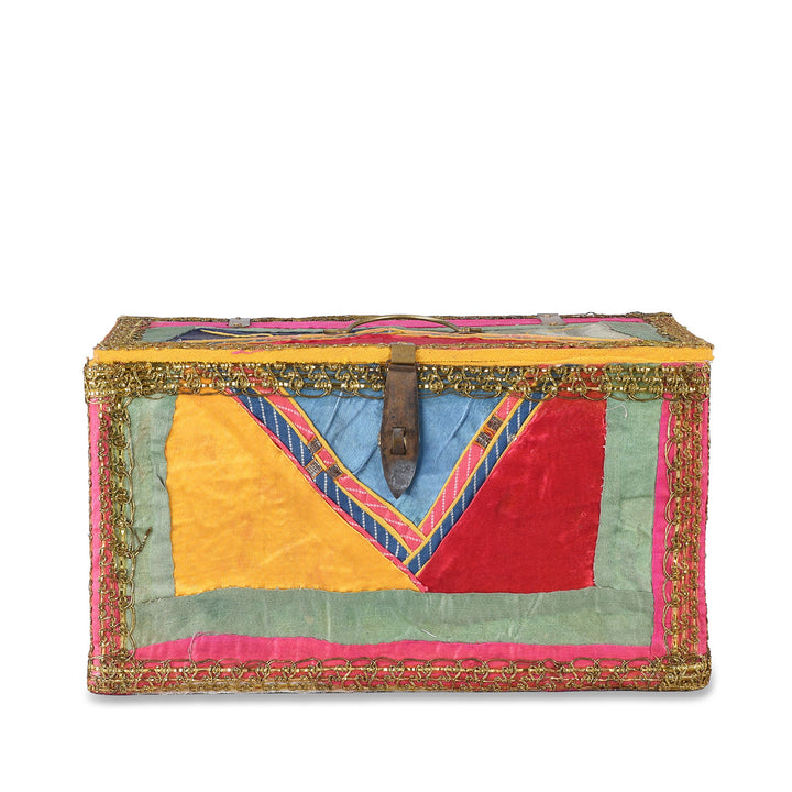 Rajasthani Vintage Sari Textile Storage Box