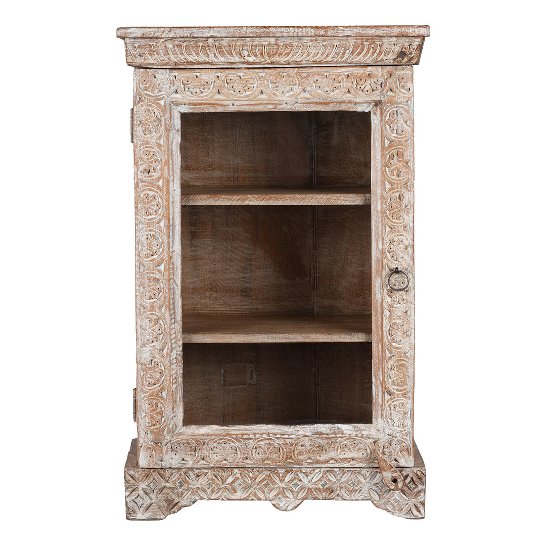 Reclaimed Indian Carved Wall Cabinet | Indigo Antiques