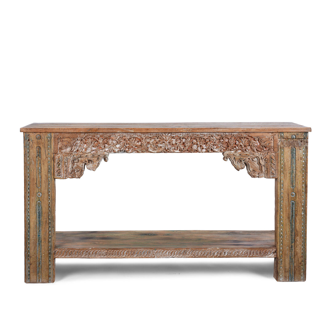 Reclaimed Teak Indian Console Table  | Indigo Antiques
