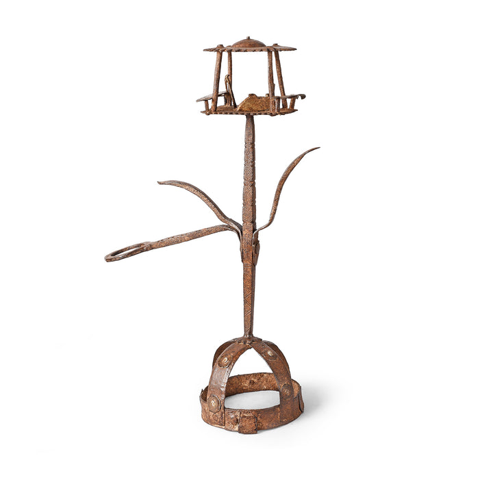 Antique Indian Iron Opium Retort From Rajasthan | Indigo Antiques