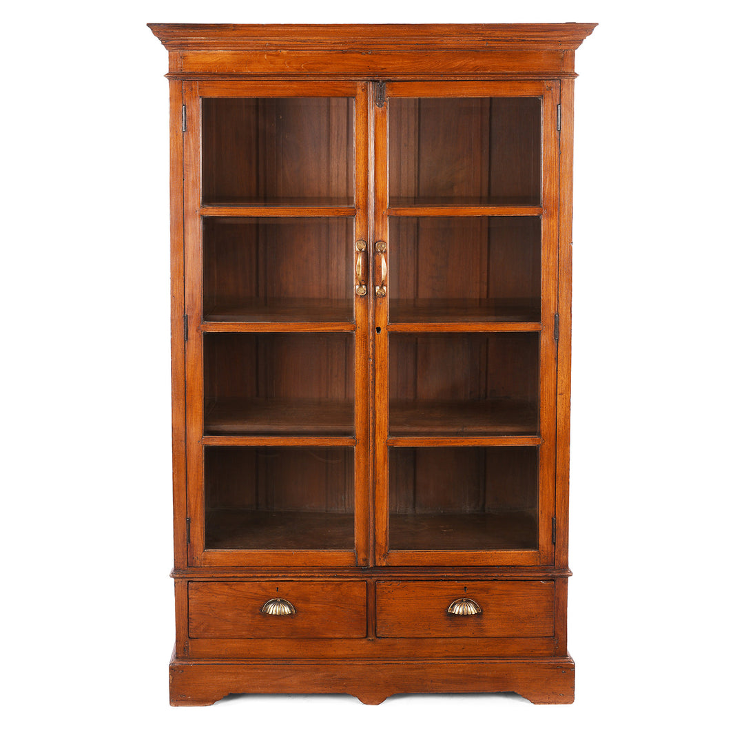 Antique Anglo Indian Glazed Book Cabinet | Indigo Antiques