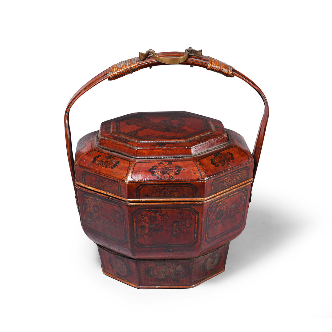 Antique Chinese Wedding Basket from South China | Indigo Antiques