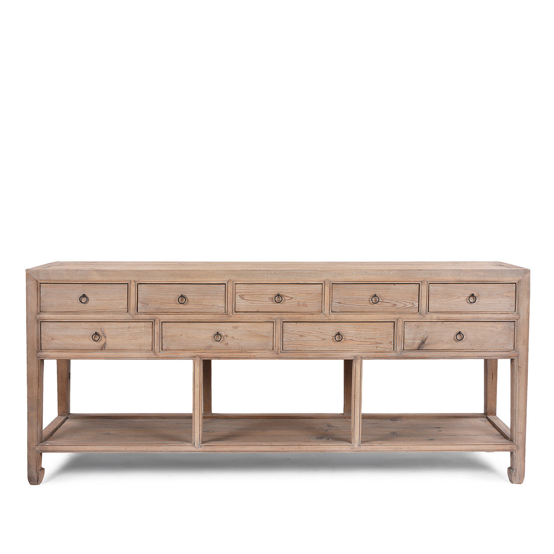 Rustic Console Table With Shelf | Indigo Antiques