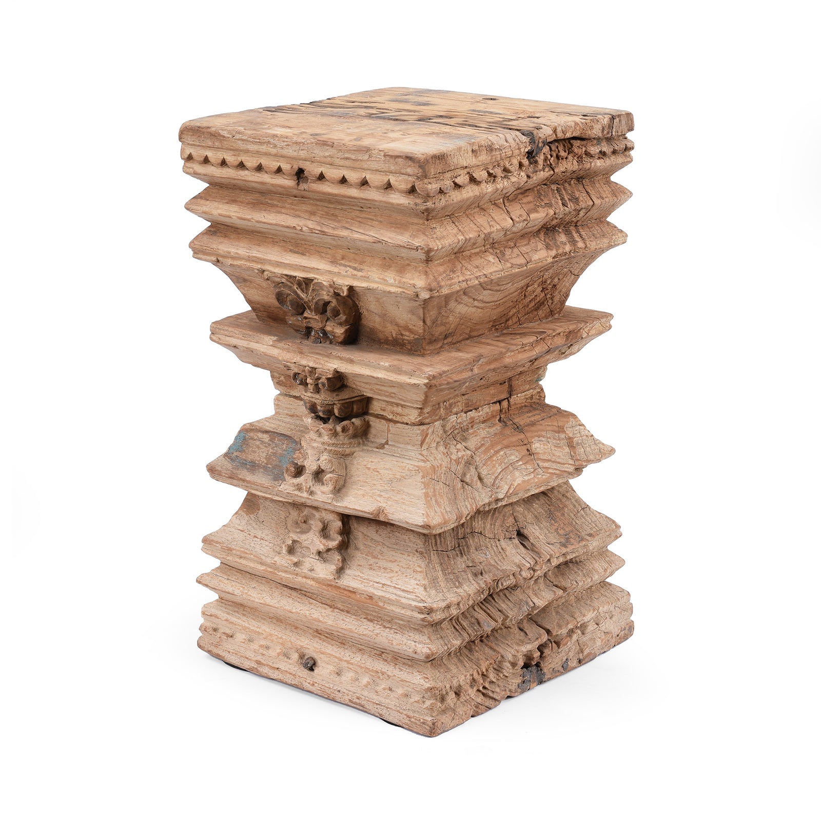 Side Table Made From Reclaimed Teak | Indigo Antiques