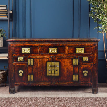 Tianjin Sideboard Made From Catalpa & Elm - 19th Century